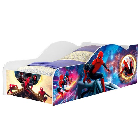 Cama Solteiro Infantil 188x88cm Personagens Herói Aranha Z53 - Mpozenato