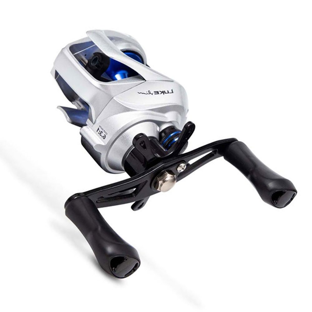 Carretilha para Pesca Maruri Luke Slim Prateada - Direita - 5