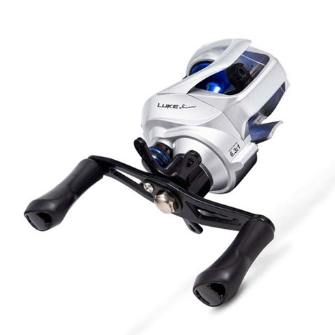 Carretilha para Pesca Maruri Luke Slim Prateada - Direita