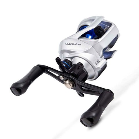 Carretilha para Pesca Maruri Luke Slim Prateada - Direita