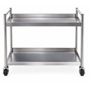 Ver imagem 1 de Carro Bandeja Duplo | 90 x 50 x 85 cm | Inox 430