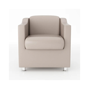 Ver imagem 3 de Kit 4 Poltronas Bia Decorativa Reforçada Recepção Clinica Salão Sala de Estar Corino:bege