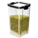 Ver imagem 3 de Pote Hermetico Tampa com Trava 1300ml Acrilico Transparente Veda Conserva Armazenamento Alimento Tem
