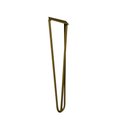Ver imagem 2 de Pé de Metal 30 Cm Mesa de Canto Rack e Puffs Dourado