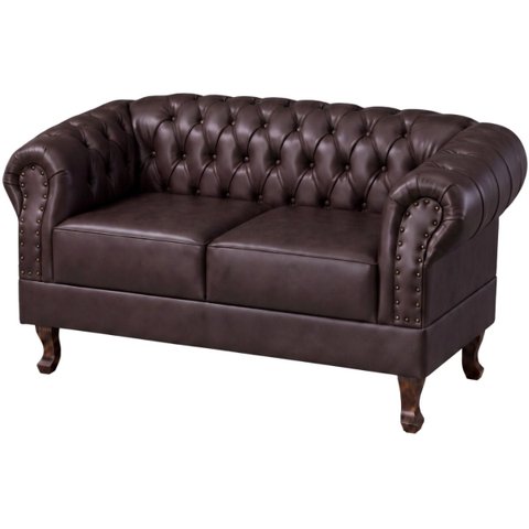 Namoradeira Chesterfield Duque 2 Lugares em Couríssimo:Couríssimo Café