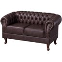 Ver imagem 1 de Namoradeira Chesterfield Duque 2 Lugares em Couríssimo:Couríssimo Café