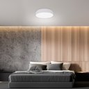 Ver imagem 2 de LUMINÁRIA PLAFON MOON MED 40CM 3 LAMP E27 BRANCO  - 1106 MED BR