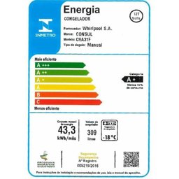 Freezer Horizontal 309 Litros Cha31fbbna Consul Branco - 4