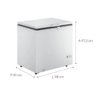 Freezer Horizontal 309 Litros Cha31fbbna Consul Branco - 5