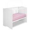 Quarto de Bebê Lívia com Berço Alegria Branco Brilho com Colchão - Phoenix - 2