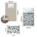 Ver imagem 4 de Jogo de Cama 100% Algodão Solteiro 150 Fios Fiori