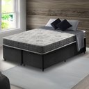 Ver imagem 2 de Cama Box com Baú Queen Preta + Colchão San Francisco Ortopédico Espuma D33 158x198x54cm