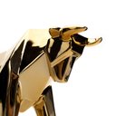 Ver imagem 4 de Escultura Decorativa Touro Dourado em Cerâmica 20x30x9 cm - D'Rossi