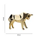 Ver imagem 5 de Escultura Decorativa Touro Dourado em Cerâmica 20x30x9 cm - D'Rossi