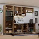 Ver imagem 3 de Cozinha Modulada Compacta 5 Peças sem Tampo e sem Pia Isis Luciane Móveis