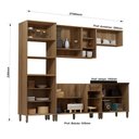 Ver imagem 4 de Cozinha Modulada Compacta 5 Peças sem Tampo e sem Pia Isis Luciane Móveis