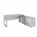 Ver imagem 5 de Mesa Industrial 1,50m C/ Armário e Cx de Tomadas Pé Metal F5