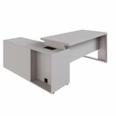 Ver imagem 7 de Mesa Industrial 1,50m C/ Armário e Cx de Tomadas Pé Metal F5