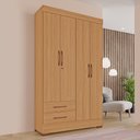 Ver imagem 1 de Guarda-Roupas Portofino 100% MDF 4 Portas 2 Gavetas
