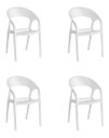 Ver imagem 2 de Kit 4 Cadeiras de Jantar Glass Plus Kappesberg UZ4004 Branca