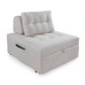 Puff Cama Sofá Retrátil Cozy Boucle Luxo Descanso - 1