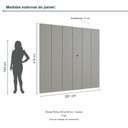 Ver imagem 3 de Painel Prime 231x218 cm Incolar Grigio