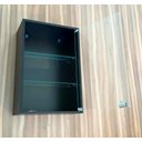 Ver imagem 2 de Vitrine Suspensa Prateleira em Vidro 64x44x25 Preta