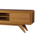 Ver imagem 5 de Rack TV 65 pol 180cm Orgânico 2 Portas Cecy Nature Z56 - Mpozenato