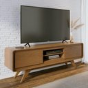 Ver imagem 1 de Rack TV 65 pol 180cm Orgânico 2 Portas Cecy Nature Z56 - Mpozenato