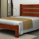 Ver imagem 1 de Cama Queen Size Berlim de Madeira Maciça Angelim Mel