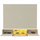 Ver imagem 3 de Painel para TV até 85 Polegadas Luminare 3 Portas com Vidro Reflecta e LED 100% MDF Off White - Geli