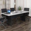 Ver imagem 1 de Mesa de Escritório Reunião 200cm com Caixa de Tomadas Multimóveis CR25334