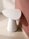 Ver imagem 2 de Mesa Lateral Orgânica Canya 50 cm - Laca Branco
