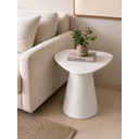 Ver imagem 3 de Mesa Lateral Orgânica Canya 50 cm  - Laca Branco