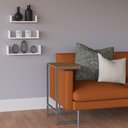 Ver imagem 3 de Prateleira com Aba Estilo 3 Peças - Dicarlo Branco