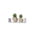 Ver imagem 4 de Prateleira com Aba Estilo 3 Peças - Dicarlo Branco