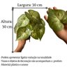 7 Buquês Folhagens Singônio Artificiais Verdes Plantas Realistas que Parecem Naturais para Decoração - 2