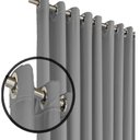 Ver imagem 5 de Cortina Blackout Blecaute Quarto 7,00 X 2,80 Napoli Cinza