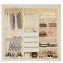 Ver imagem 5 de Guarda-Roupa Casal 3 Portas Reflecta com LED 100% MDF Royale Branco
