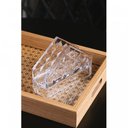Ver imagem 2 de Porta Guardanapo de Cristal Diamond Lyor 12,5cm x 4cm x 9,5cm
