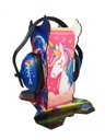 Ver imagem 3 de Kit Suporte para Abafador de Ruidos 11db Unicórnios com Abafador Azul Coleção Tea e Amor Nsupdino6