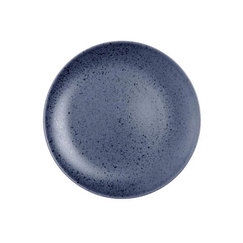 Prato Sobremesa em Cerâmica Mist 21,5cm Wolff Azul Matte