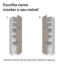 Ver imagem 3 de Paneleiro 60 Cm 3 Portas Branco/crema Vik Madesa