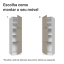 Ver imagem 7 de Paneleiro 60 cm 3 Portas Branco/Crema Vik Madesa