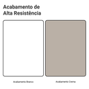 Ver imagem 4 de Paneleiro 60 cm 3 Portas Branco/Crema Vik Madesa
