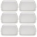 Ver imagem 1 de Kit 6 Bandejas para Servir de Plástico 39x28cm Restaurante Fast Food Buffet Cinquetti