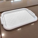 Ver imagem 3 de Kit 6 Bandejas para Servir de Plástico 39x28cm Restaurante Fast Food Buffet Cinquetti