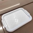 Ver imagem 2 de Kit 6 Bandejas para Servir de Plástico 39x28cm Restaurante Fast Food Buffet Cinquetti