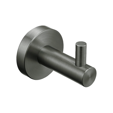 Cabide Cabideiro Simples para Banheiro Lavabo Lavanderia Acabamento Grafite Escovado - Dpace5510