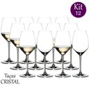 Ver mais imagens de Kit 12 Taças Cristal Original Vinho Riesling Bouza Grigio